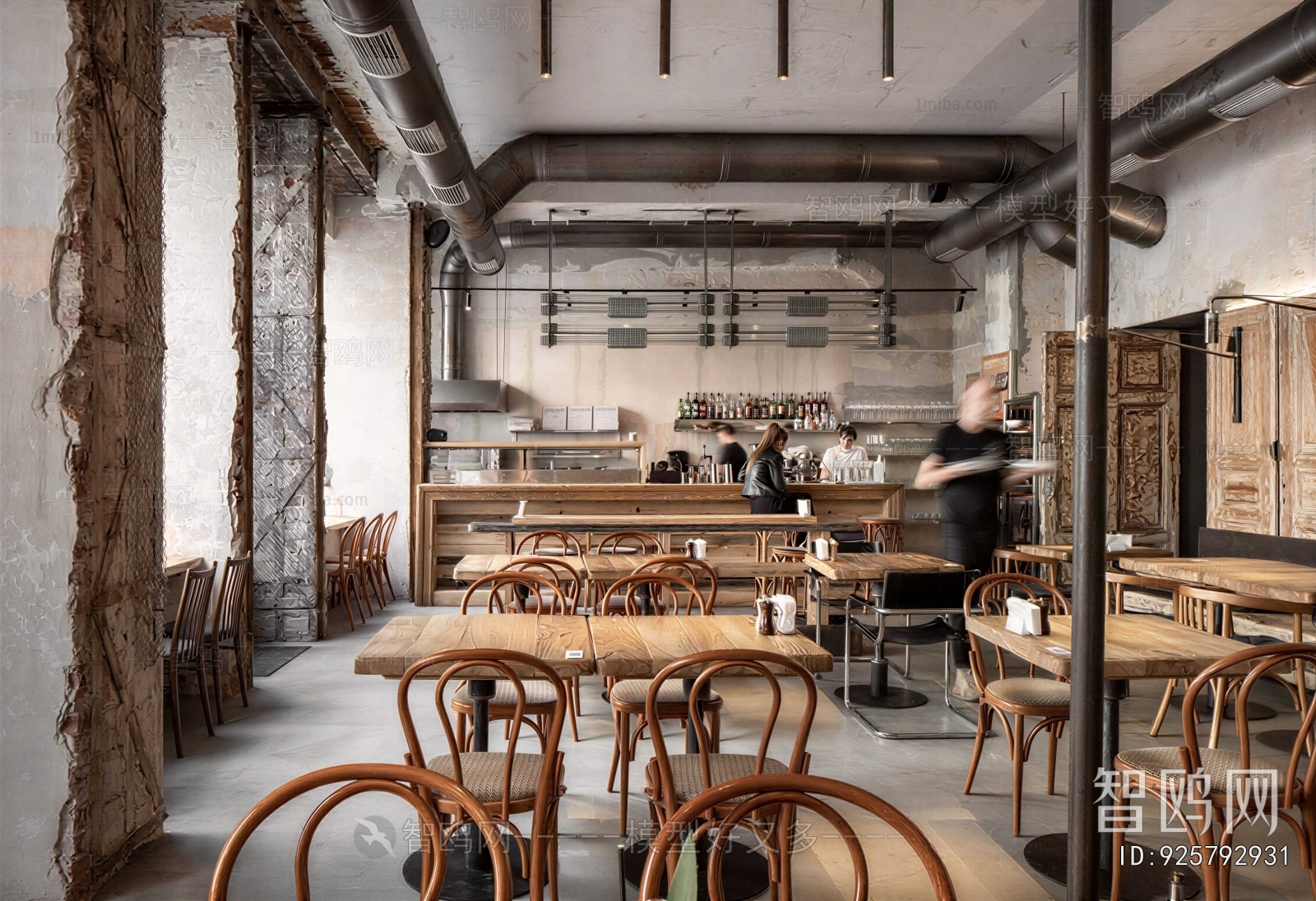 Industrial Style Cafe