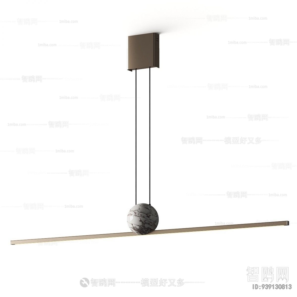 Modern Long Chandelier