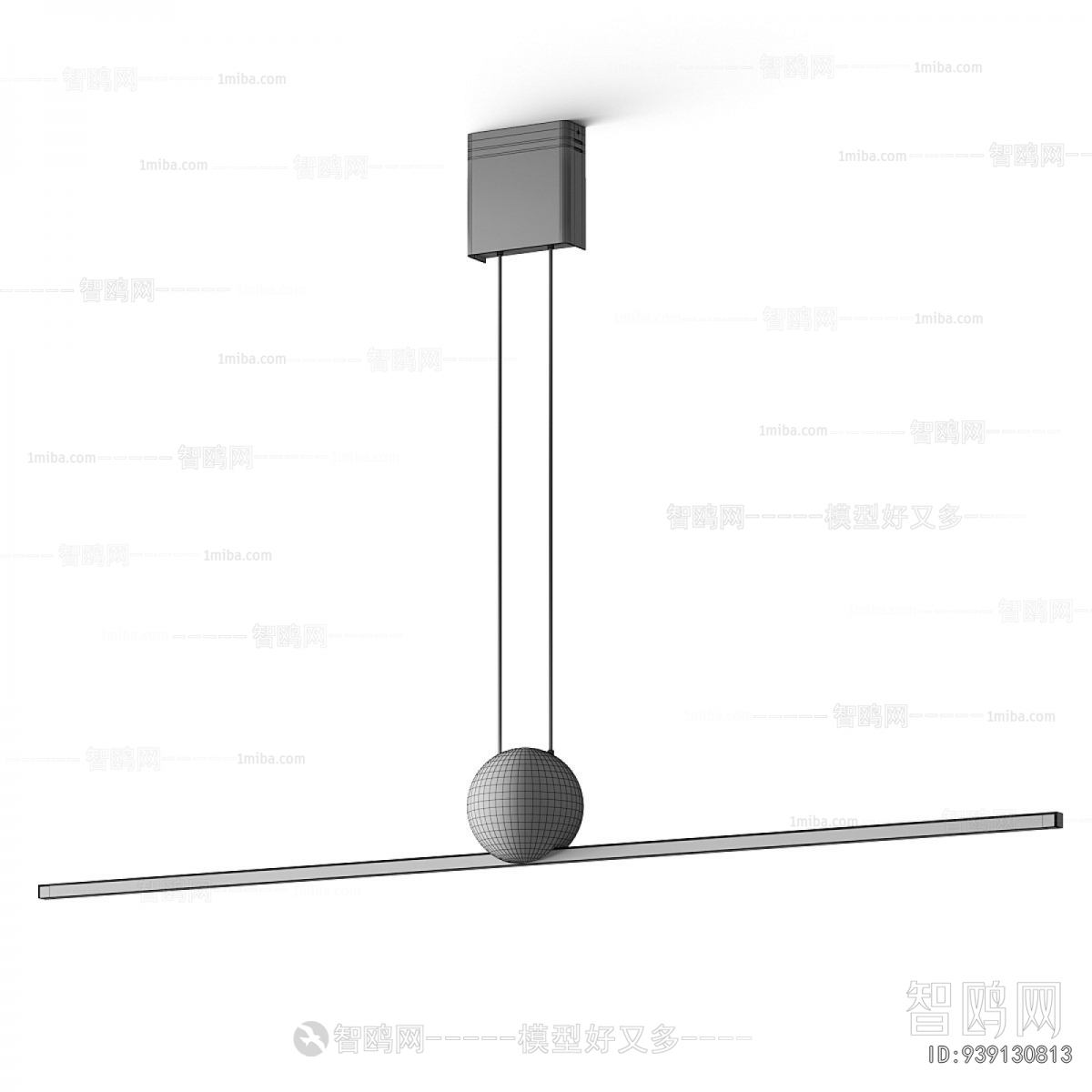 Modern Long Chandelier