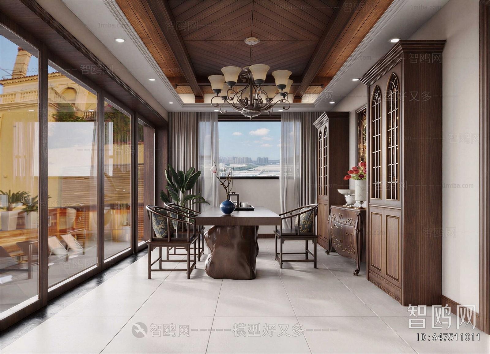 New Chinese Style Dining Room