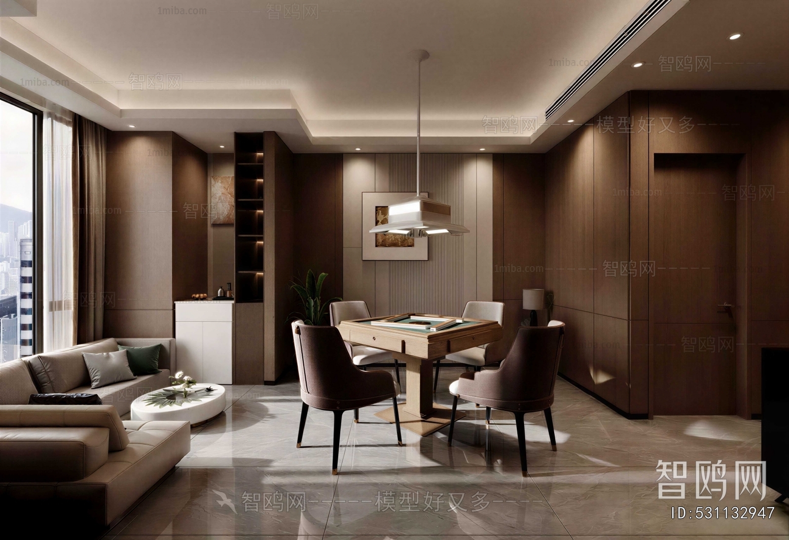 Modern Chess And Card Room