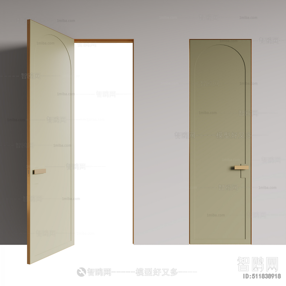 Modern Single Door
