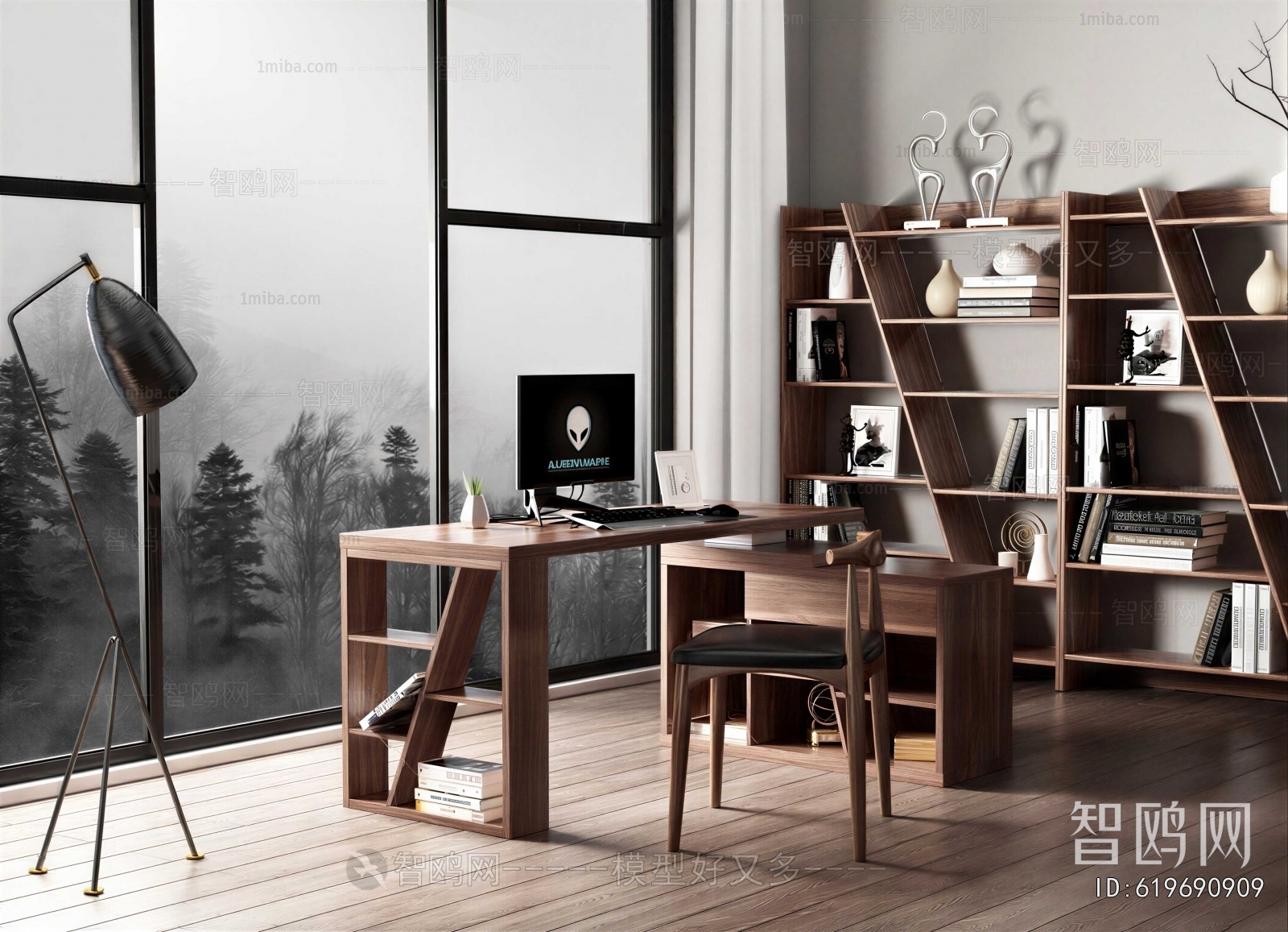 Modern Computer Desk And Chair