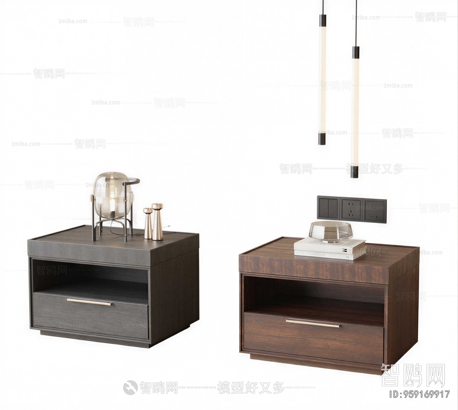 Modern Bedside Cupboard