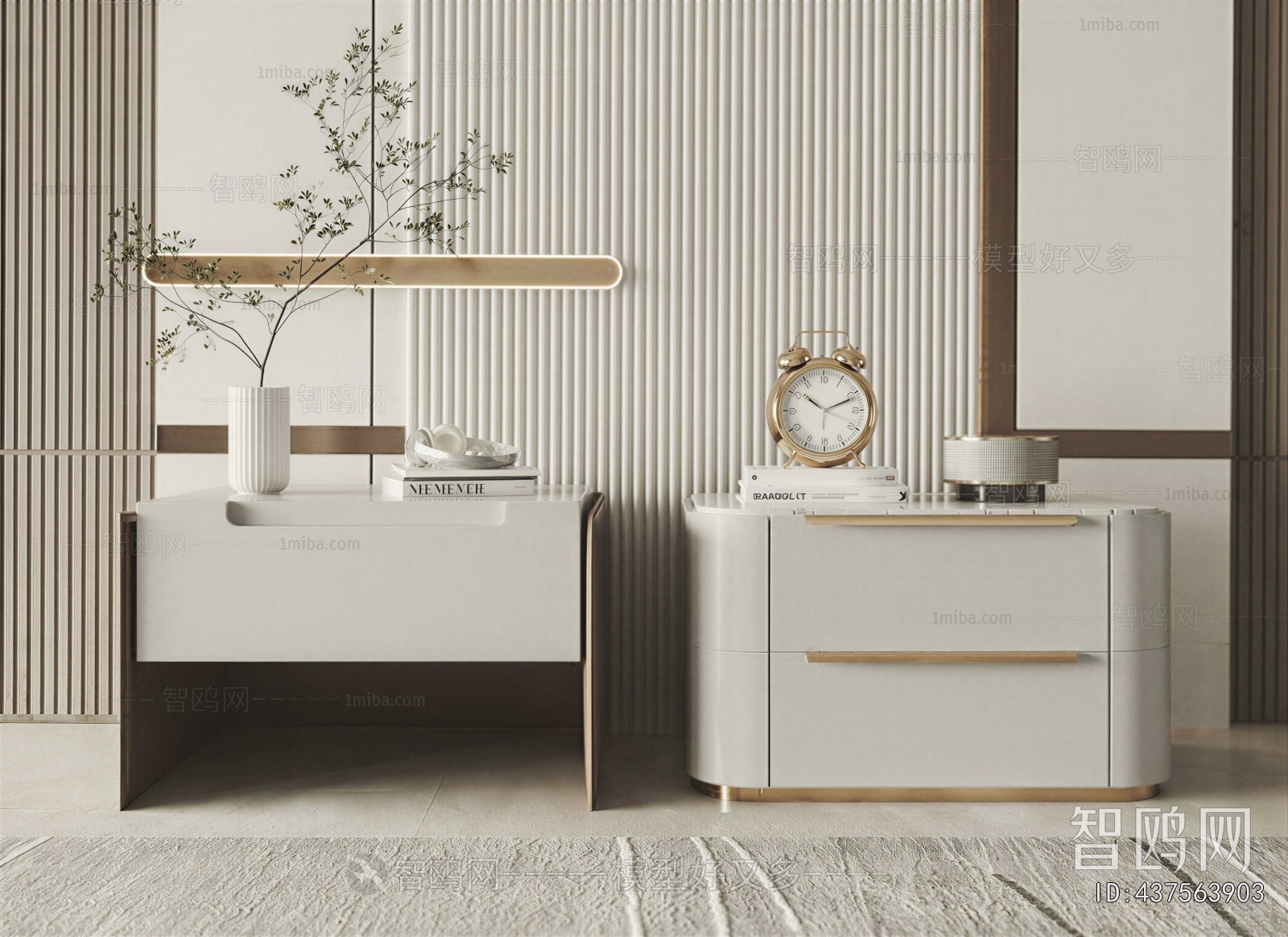 Modern Bedside Cupboard