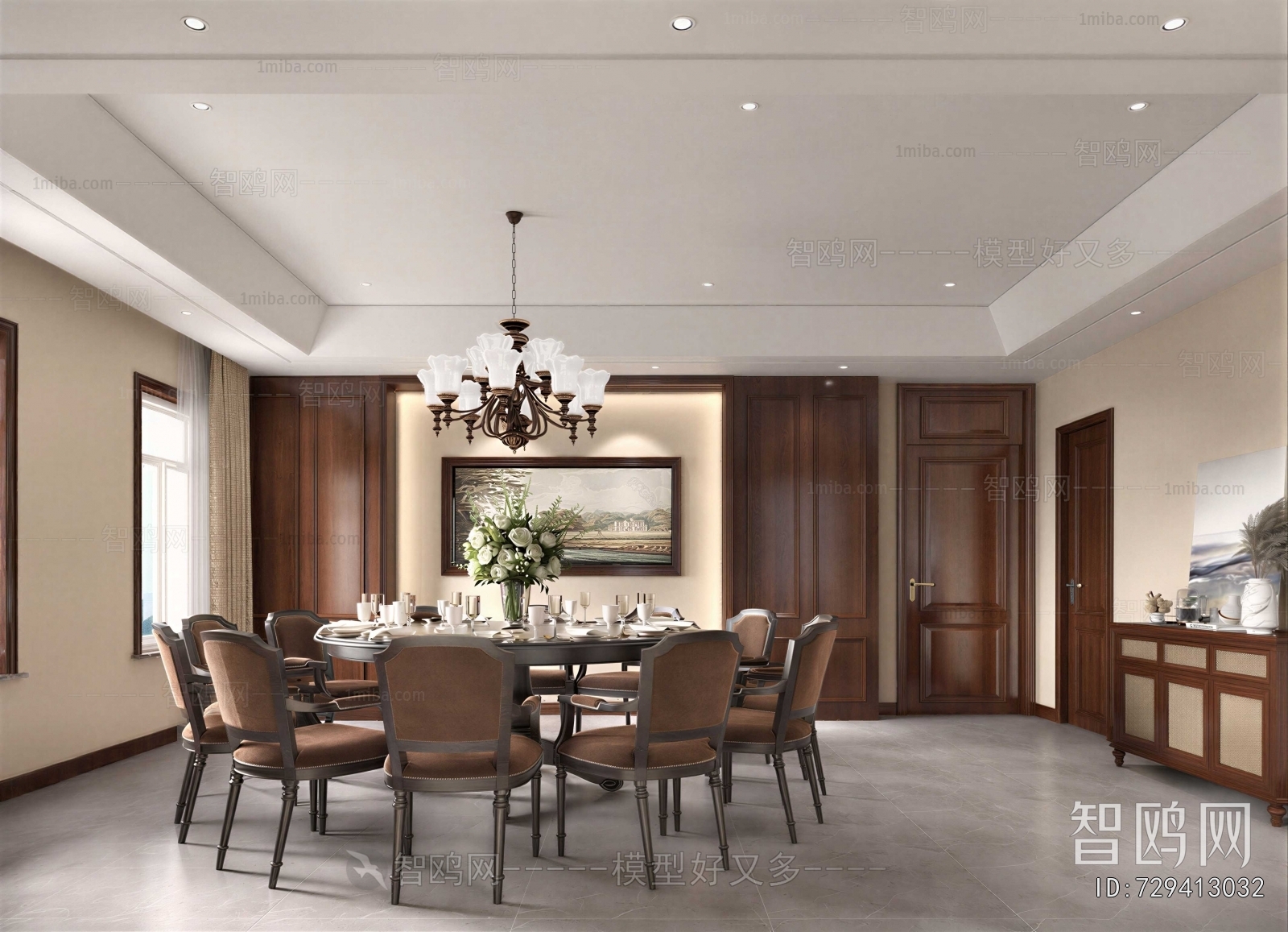New Classical Style Dining Room