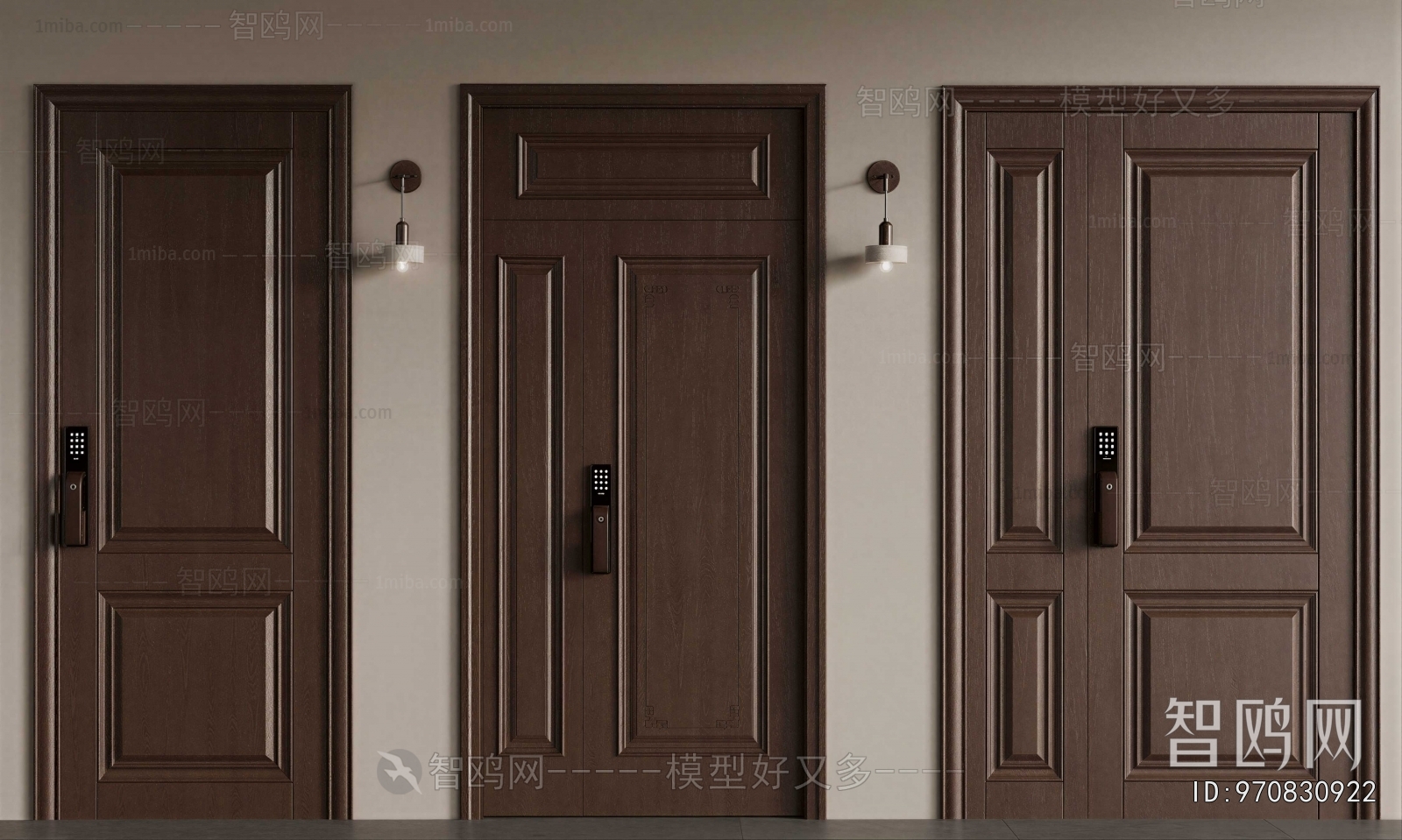 New Chinese Style Entrance Door