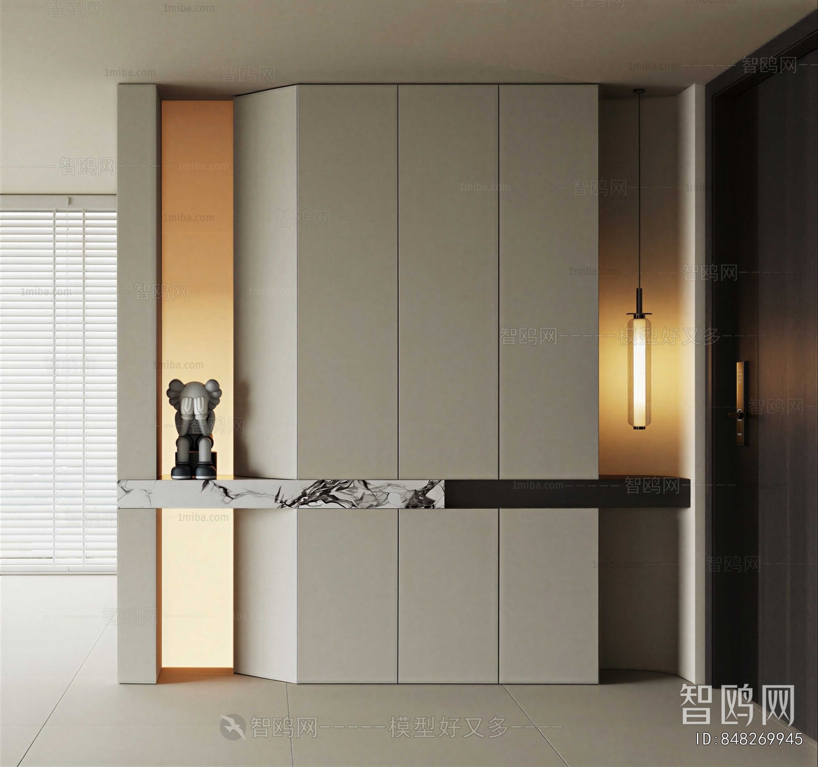 Modern Entrance Cabinet