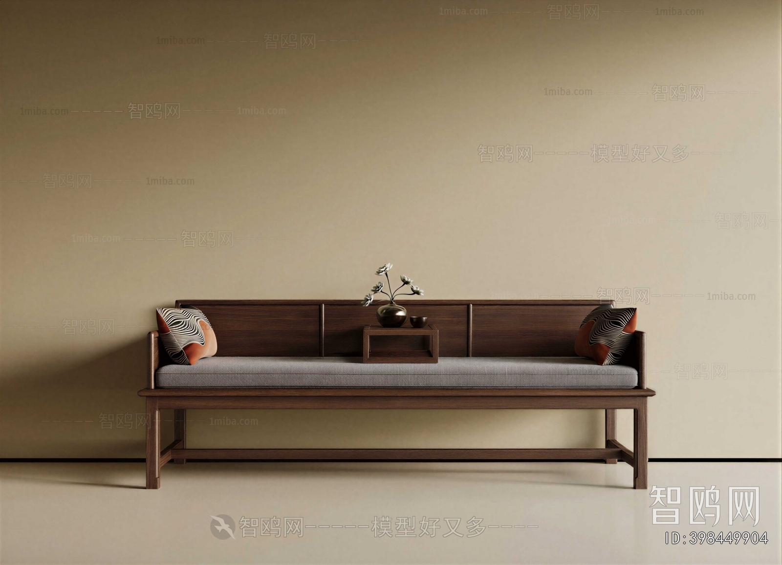 New Chinese Style Arhat Bed