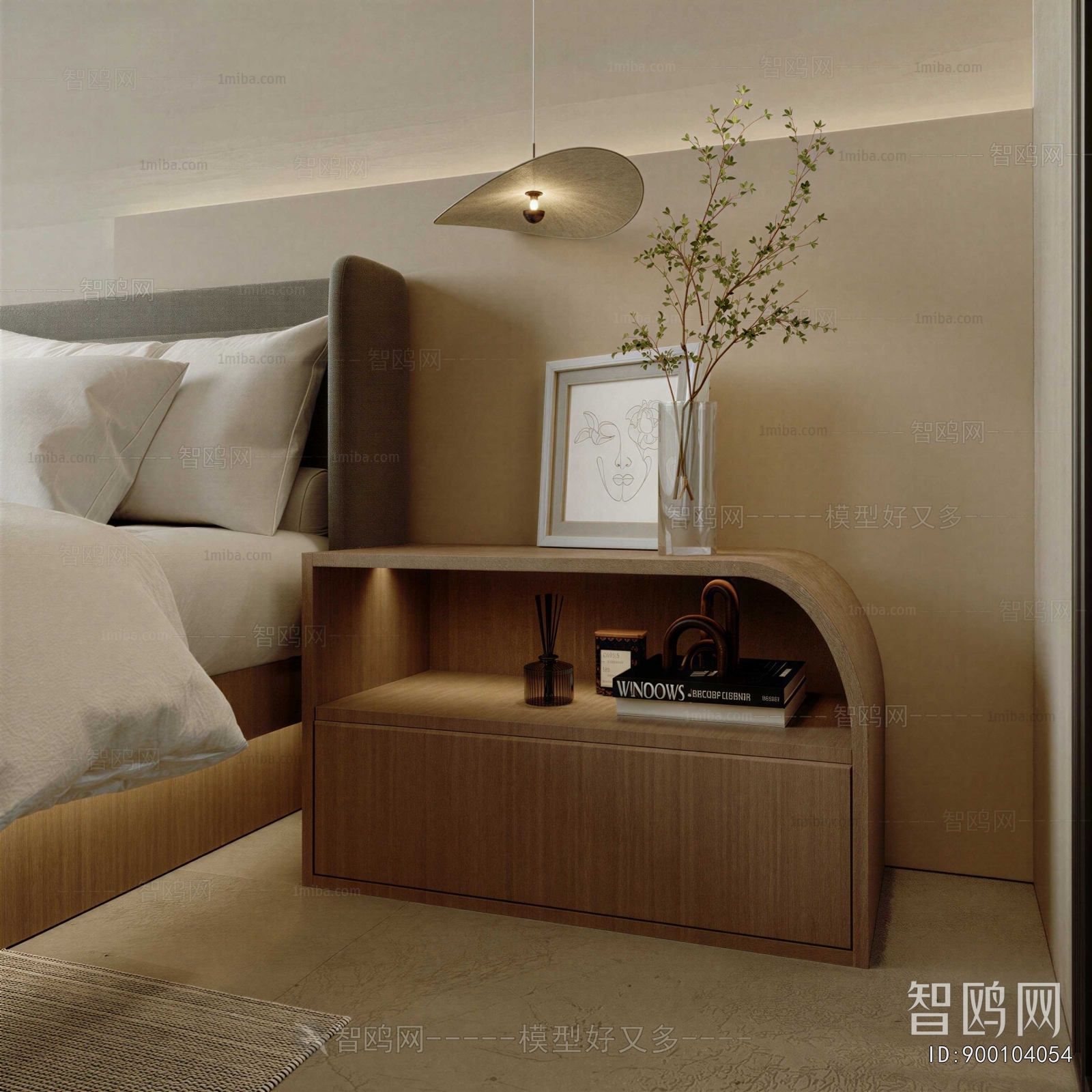 Modern Bedside Cupboard