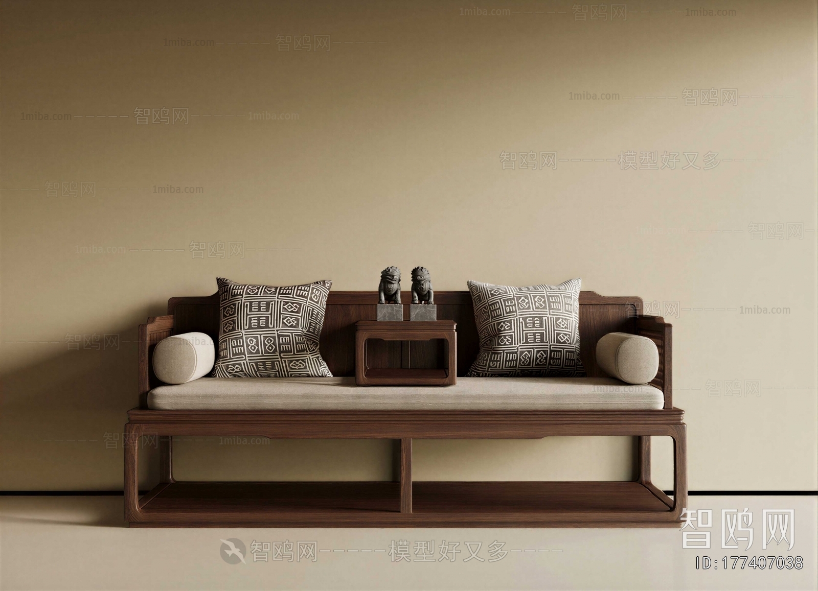 New Chinese Style Arhat Bed