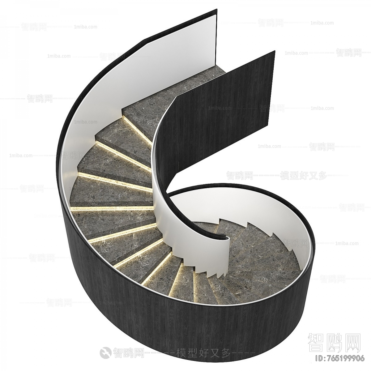 Modern Rotating Staircase