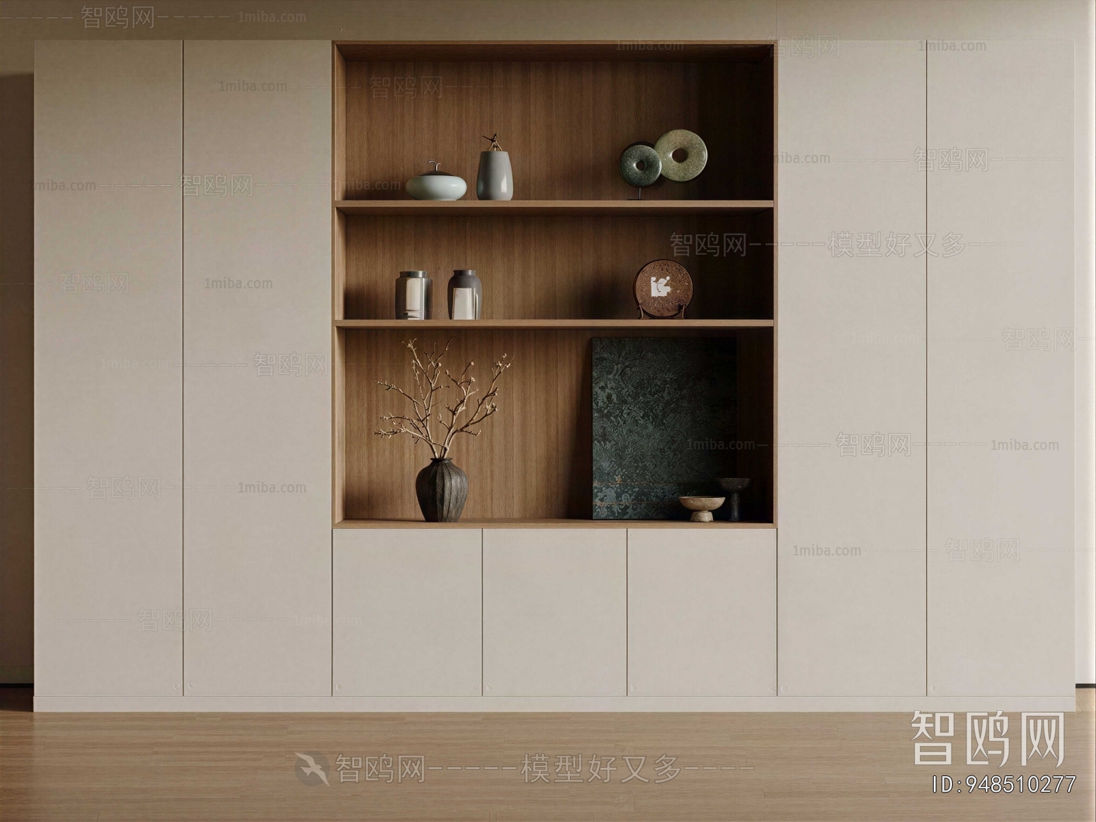 New Chinese Style Decorative Cabinet