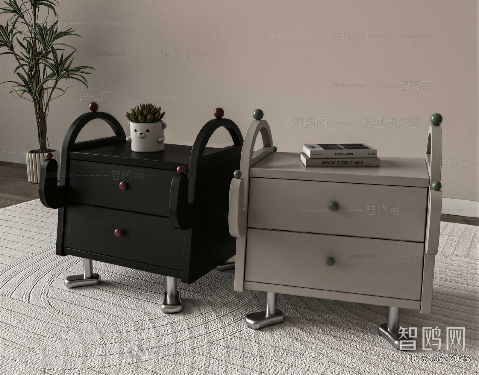 Modern Bedside Cupboard