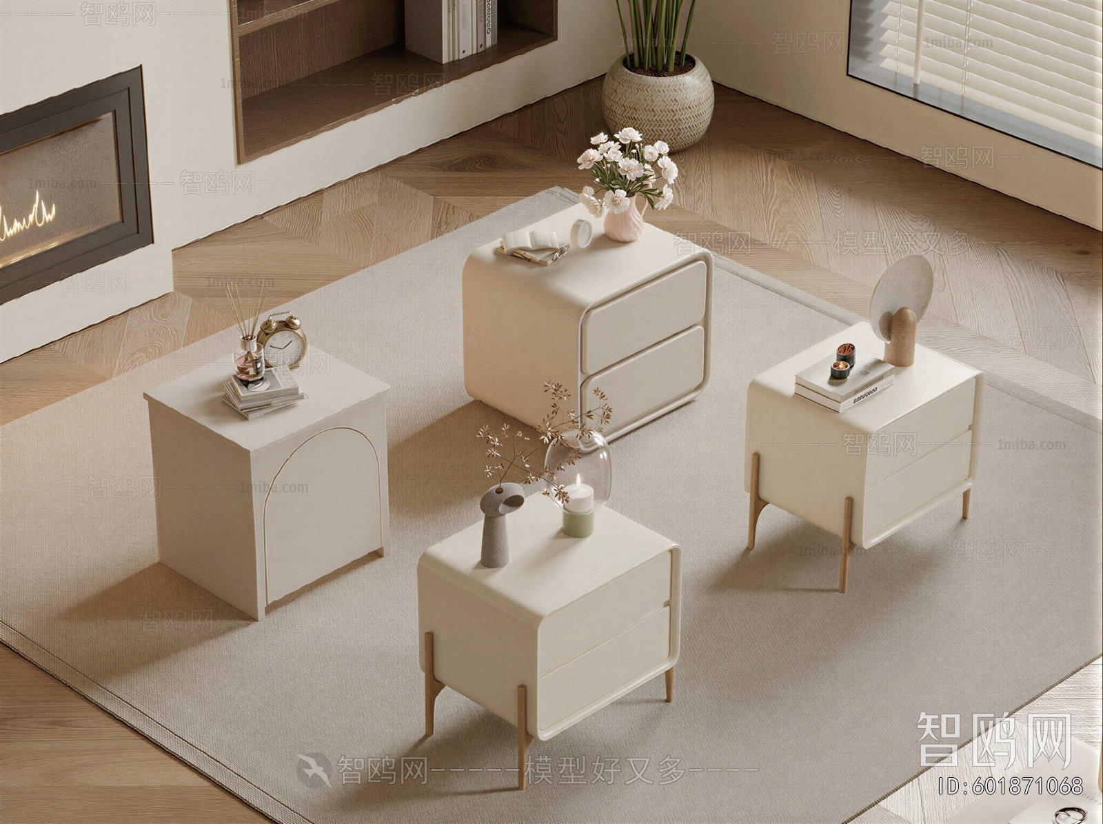 Modern Bedside Cupboard