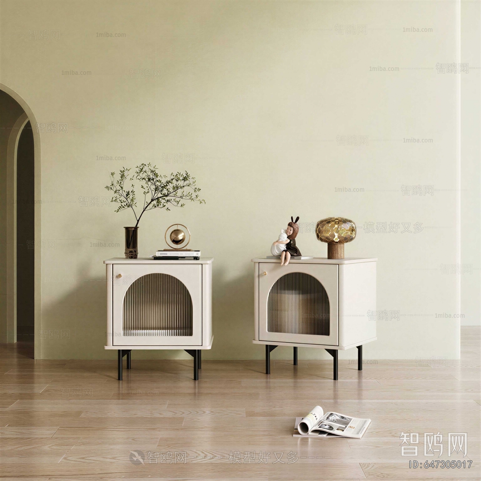 Modern Bedside Cupboard