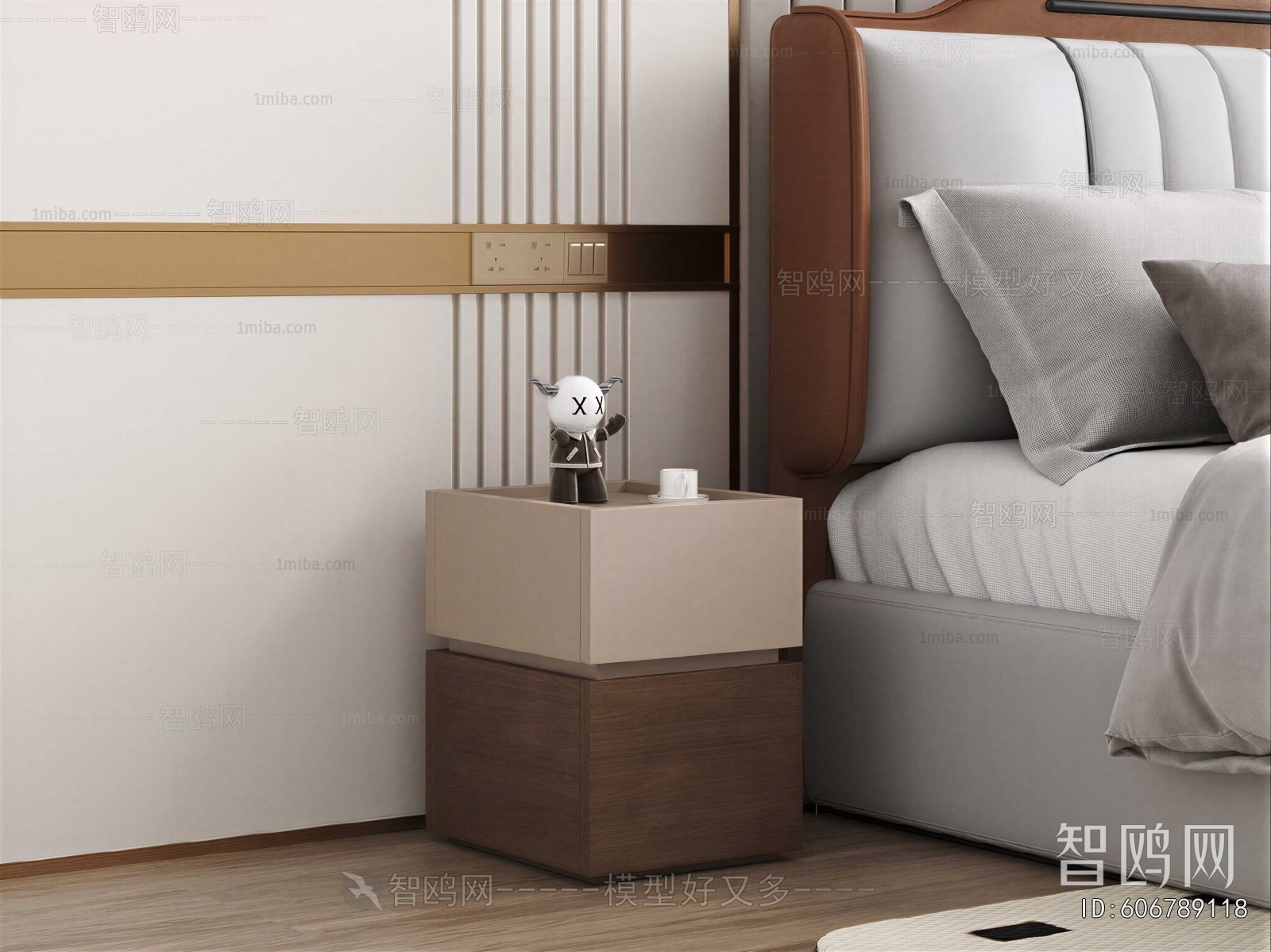 Modern Bedside Cupboard