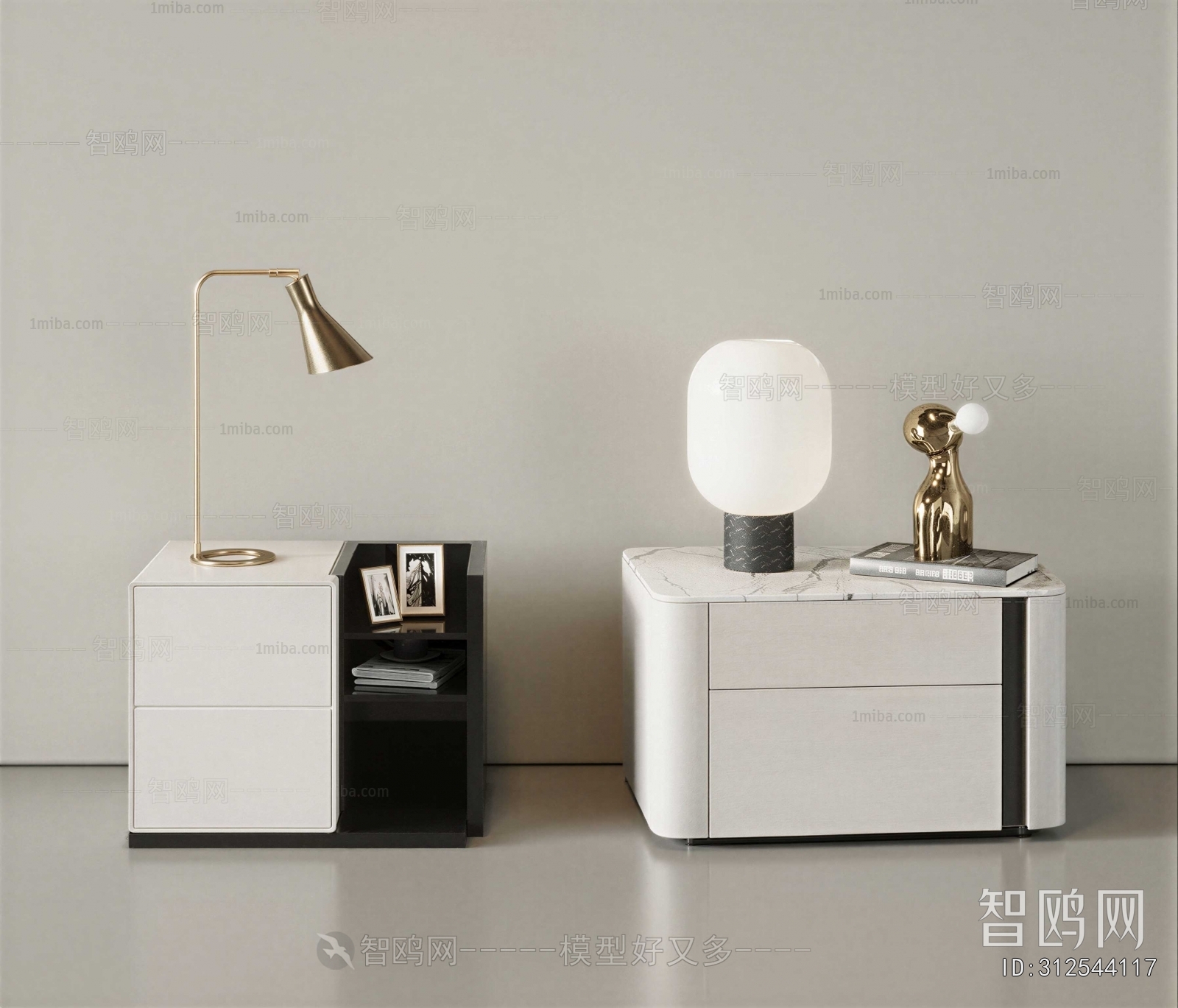 Modern Bedside Cupboard