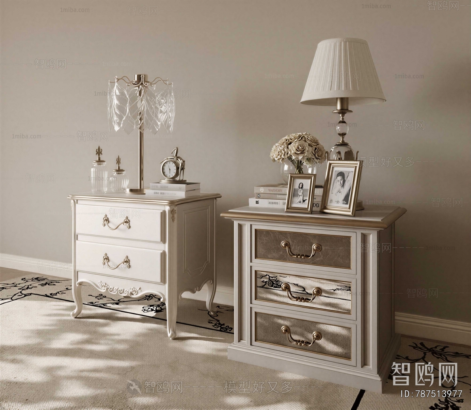 American Style Bedside Cupboard