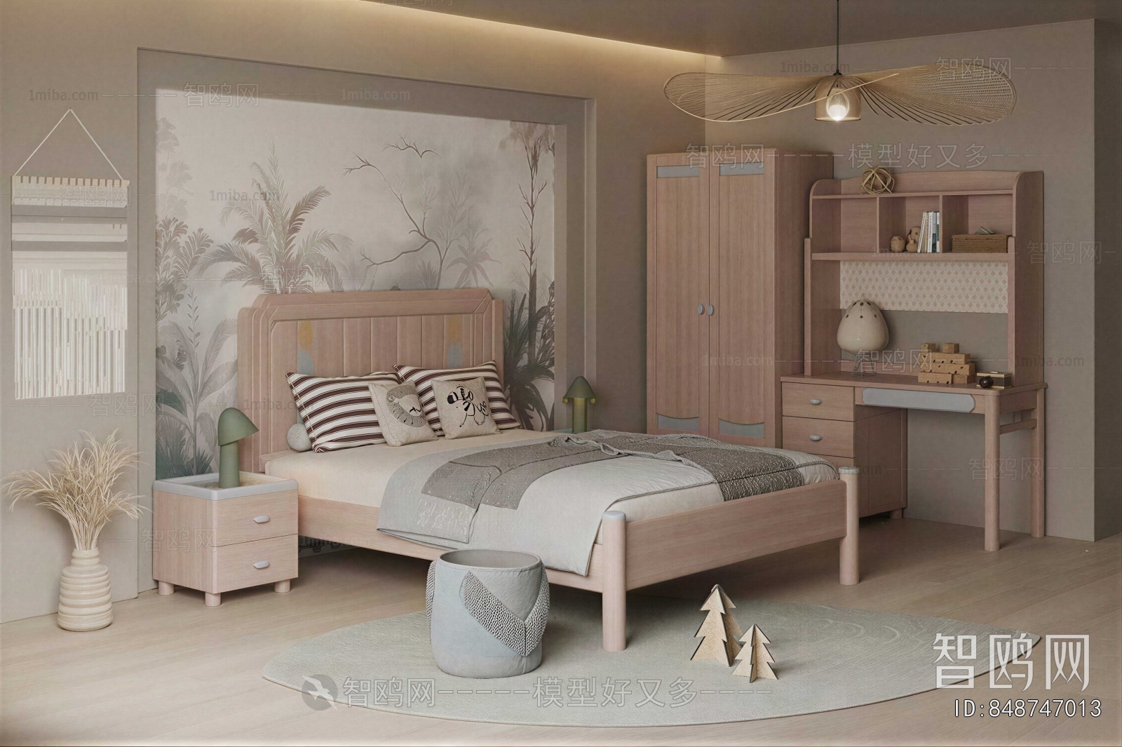 Wabi-sabi Style Children's Room