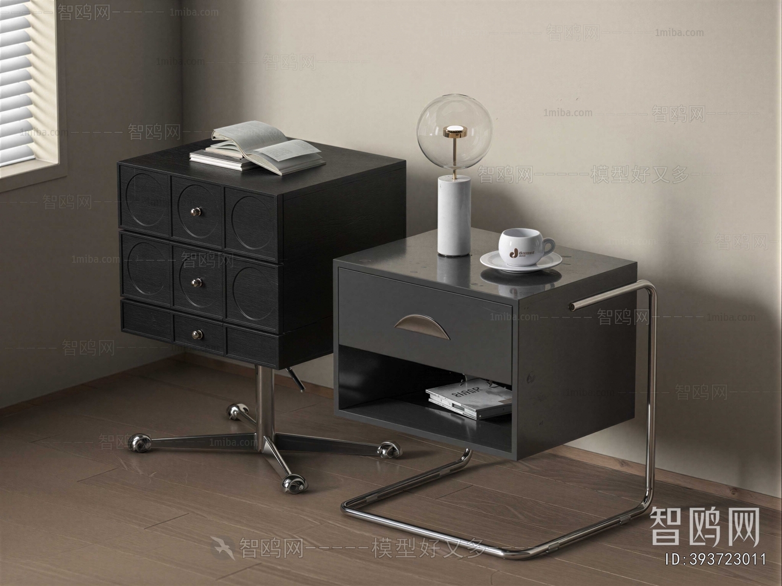 Modern Bedside Cupboard