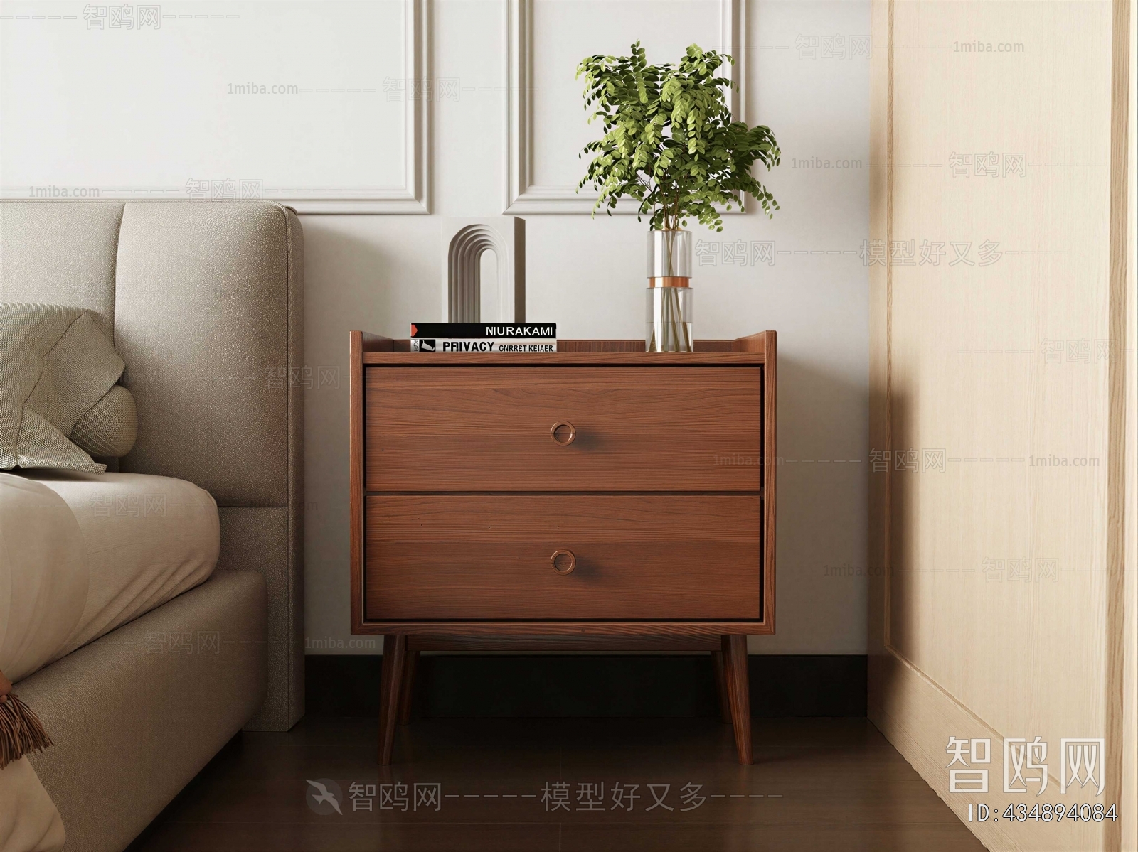 Modern Bedside Cupboard