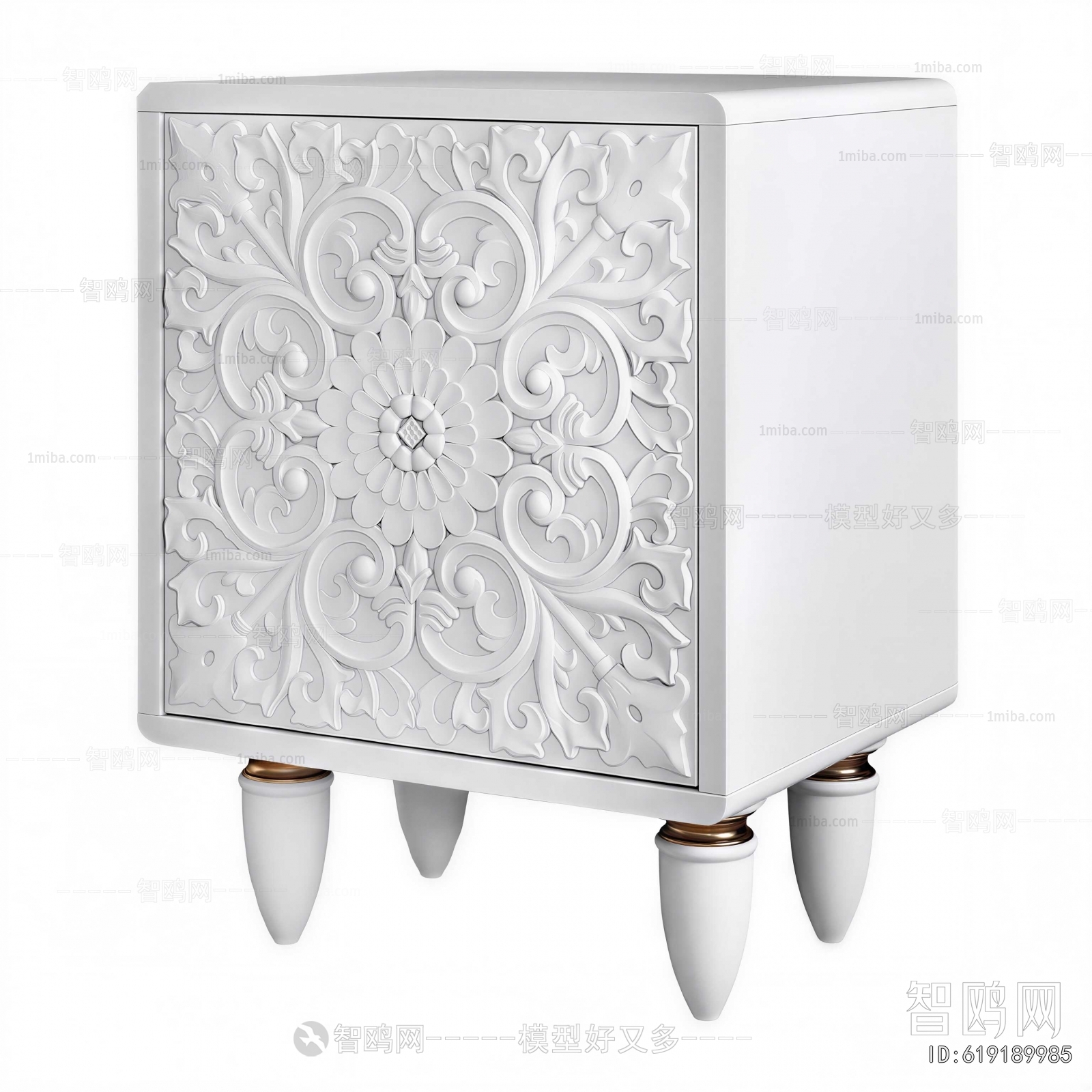 European Style Bedside Cupboard