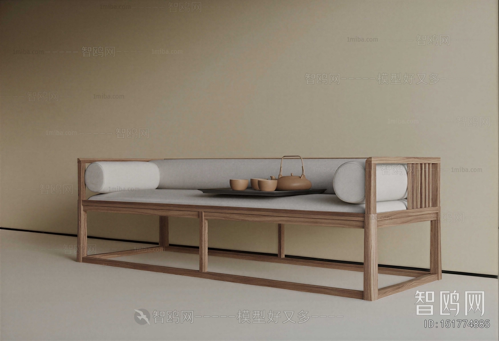 New Chinese Style Arhat Bed