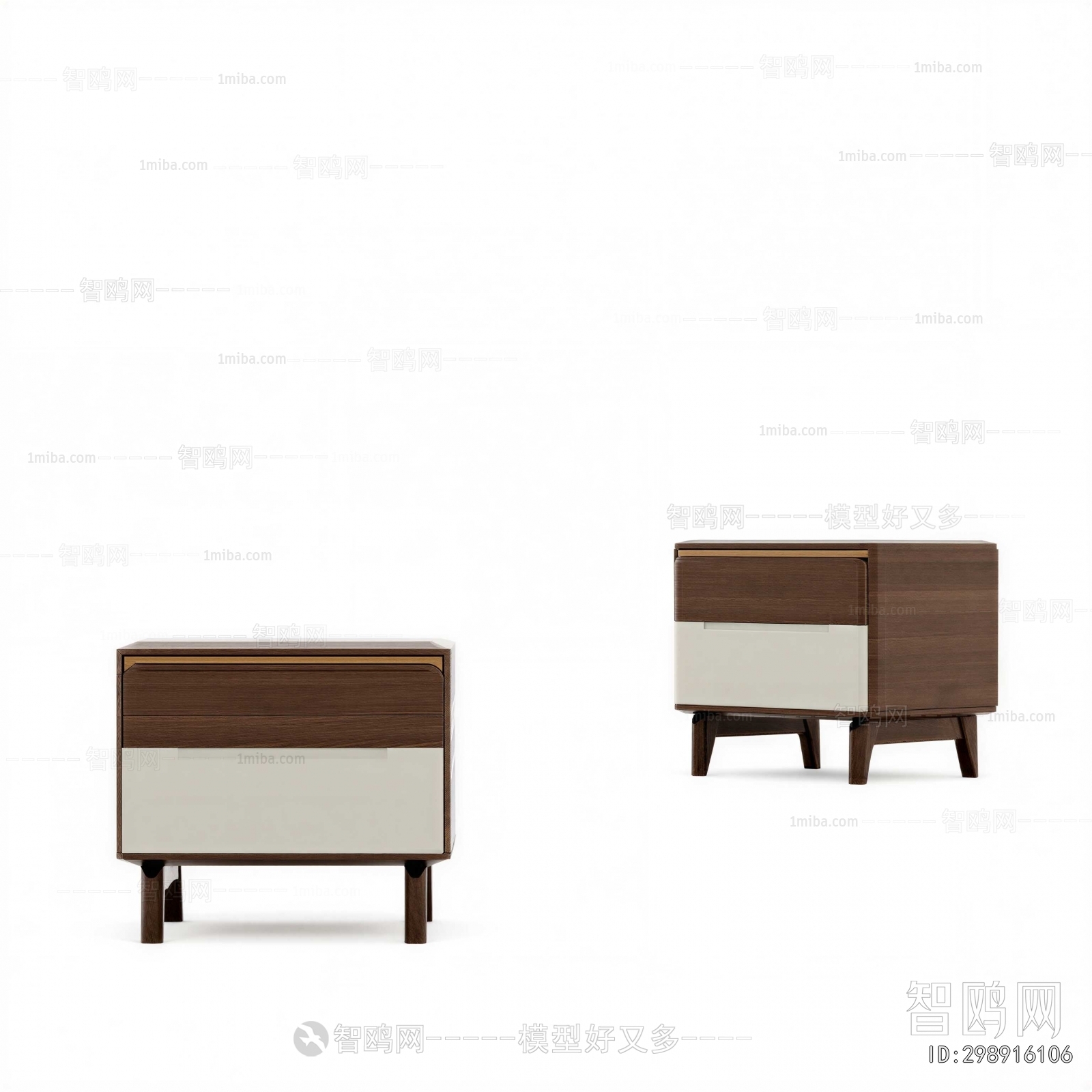 New Chinese Style Bedside Cupboard