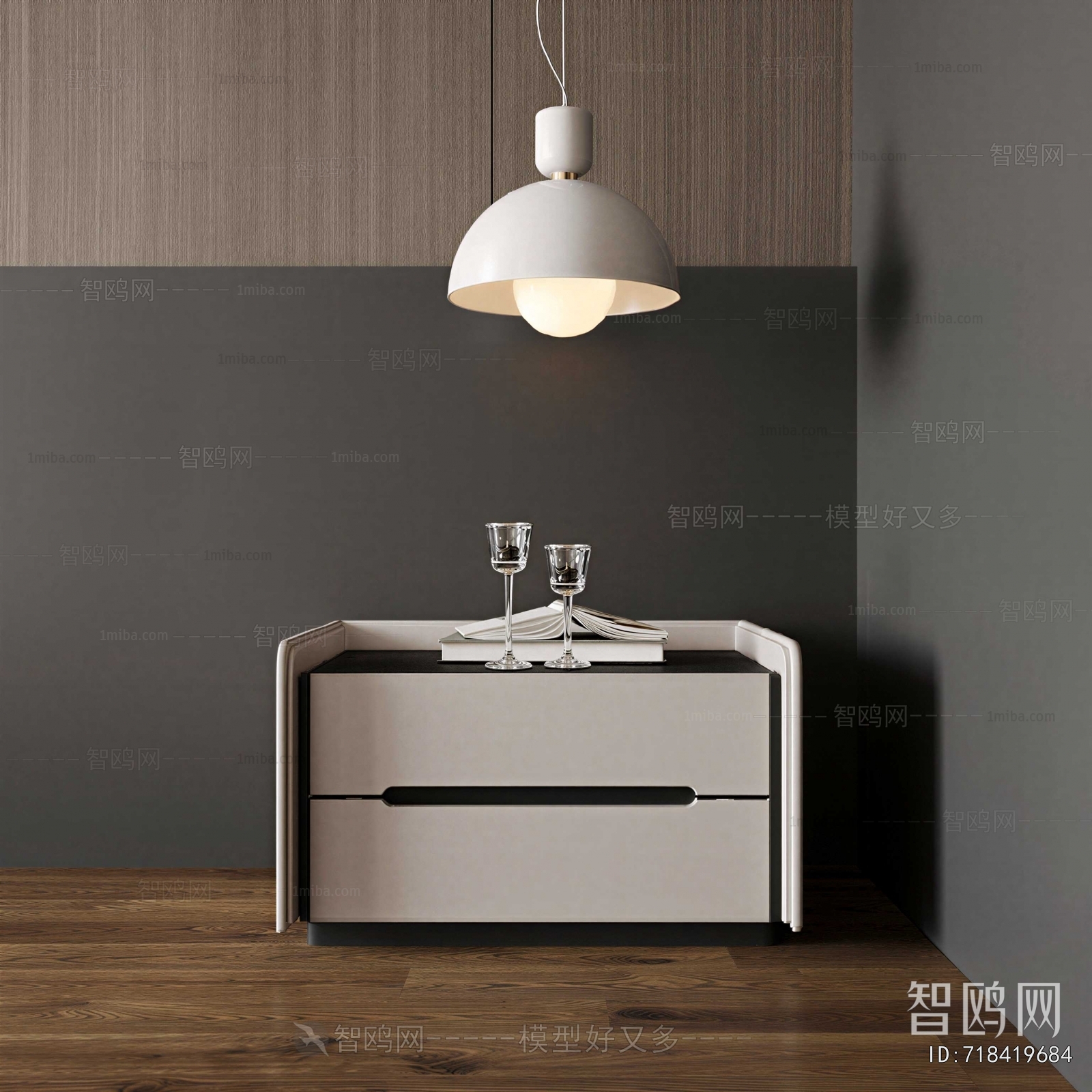 Modern Bedside Cupboard