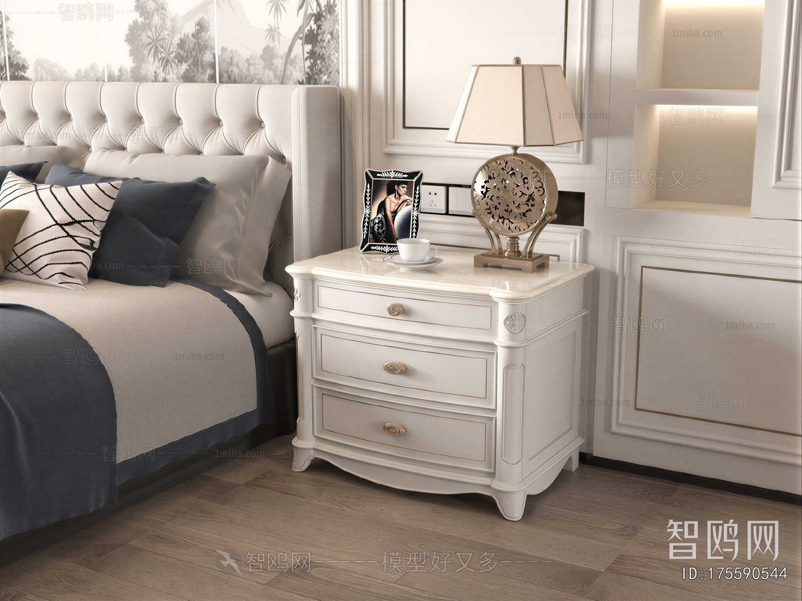 Modern Bedside Cupboard