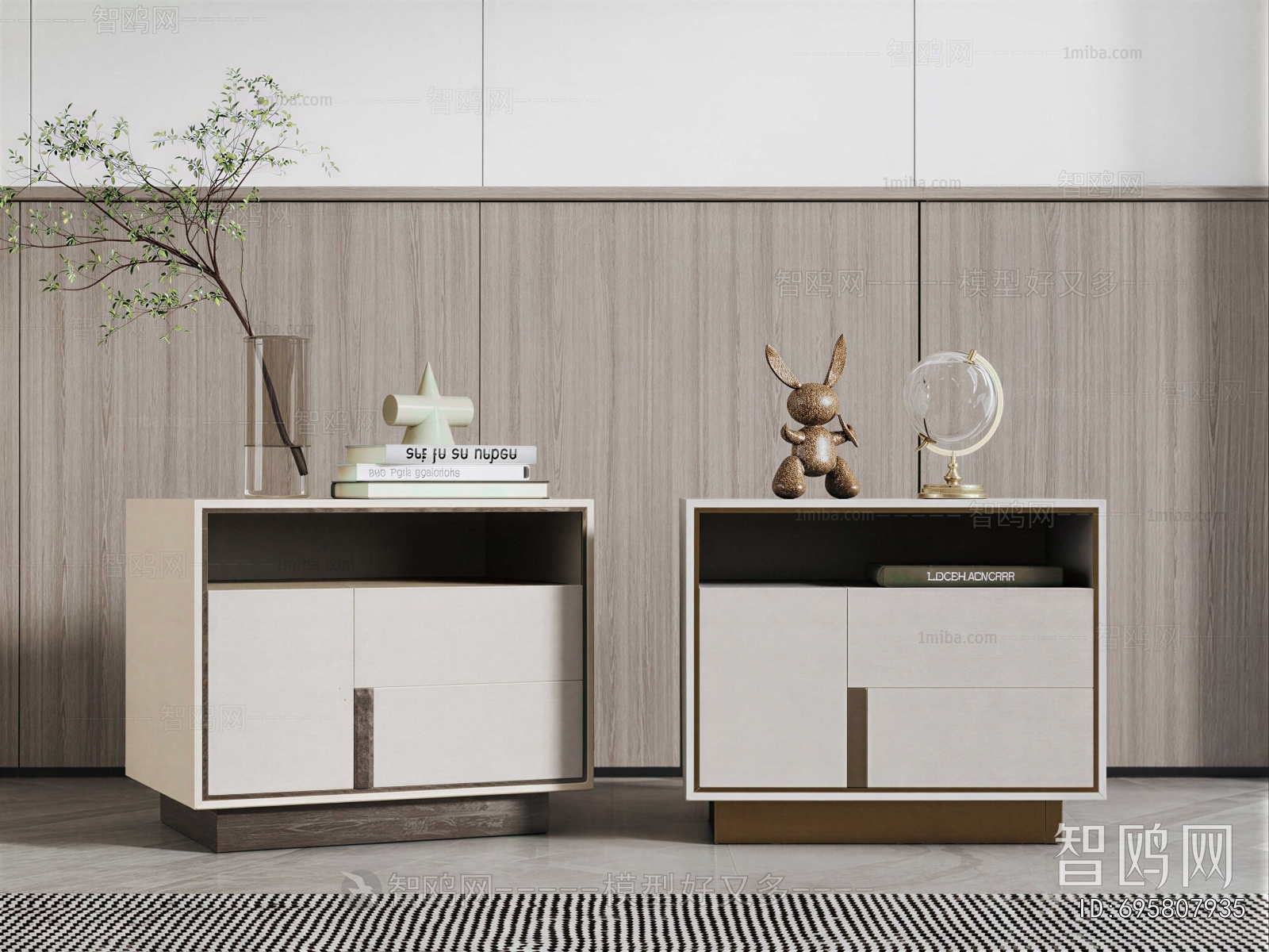 Modern Bedside Cupboard