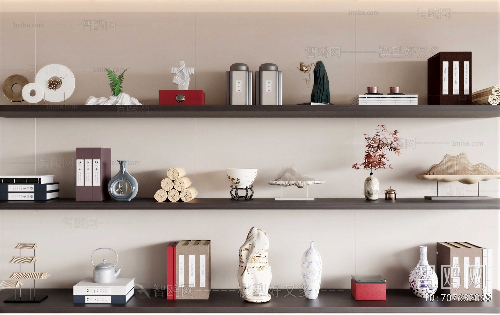 New Chinese Style Decorative Set