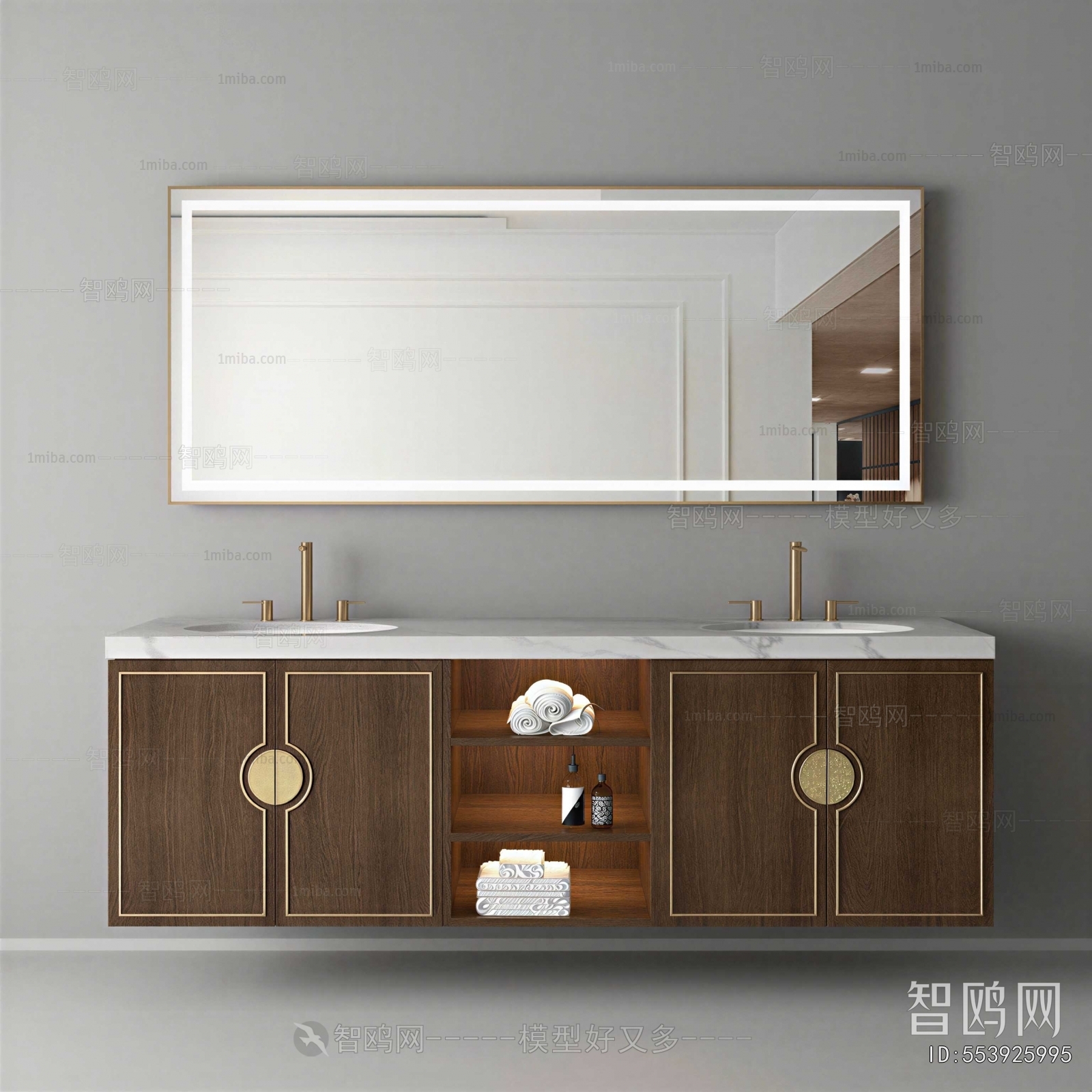 New Chinese Style Bathroom Cabinet