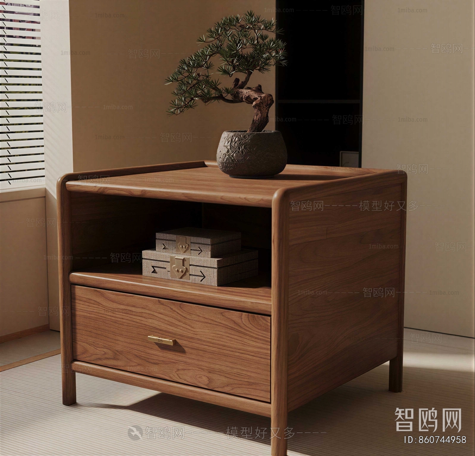 Modern Bedside Cupboard