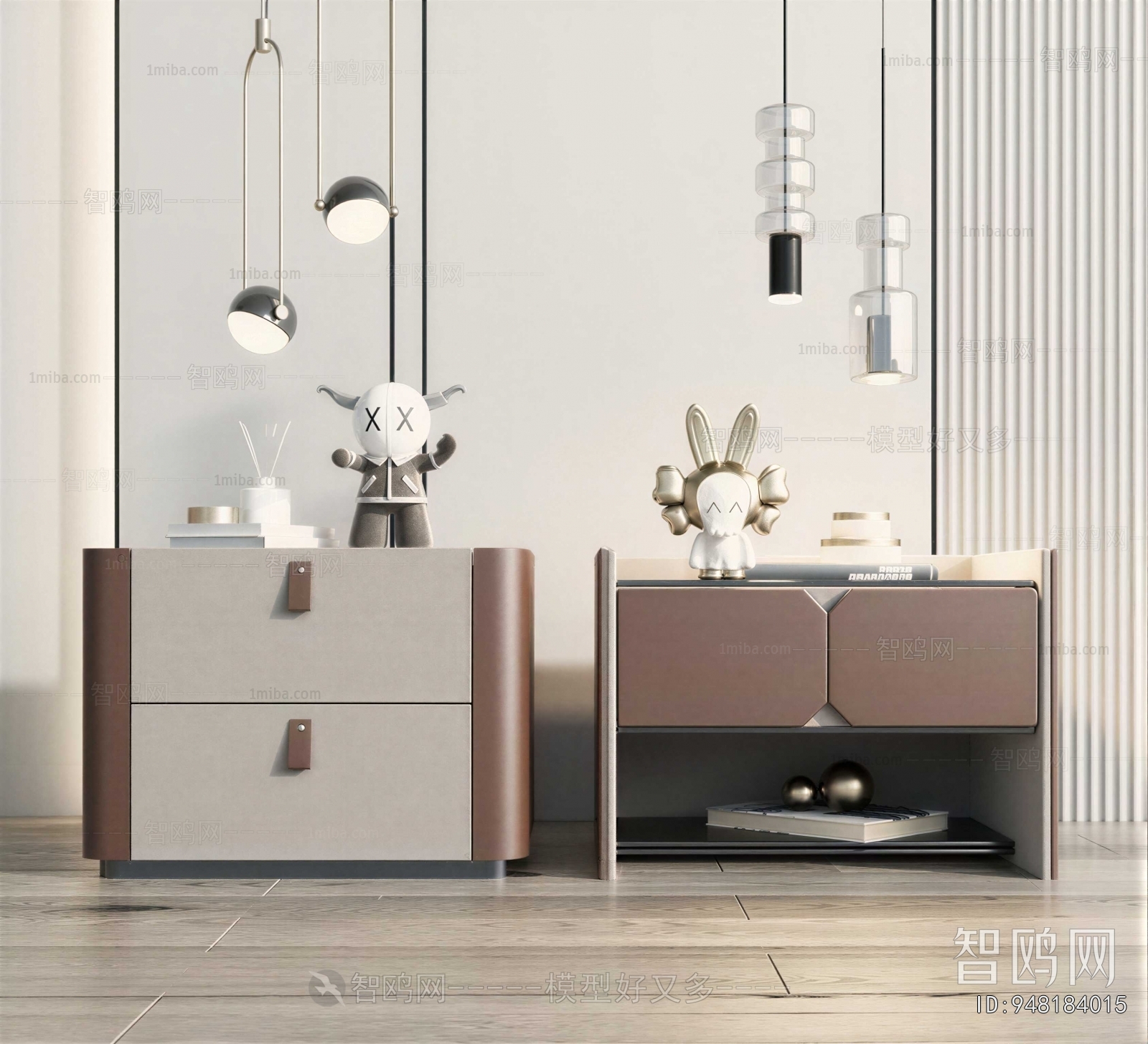 Modern Bedside Cupboard