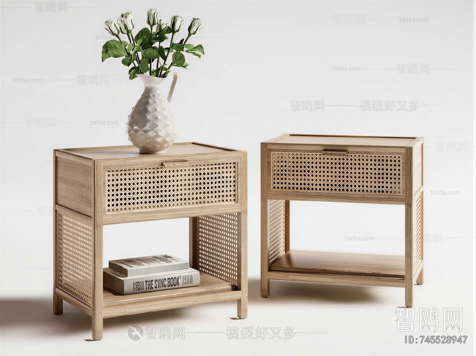 Nordic Style Bedside Cupboard