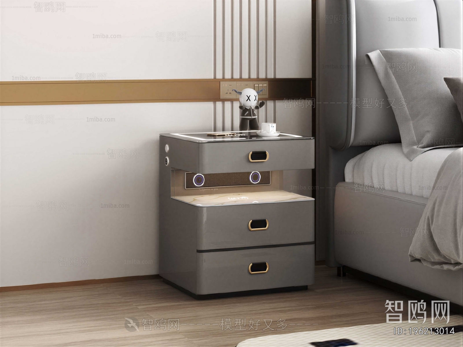 Modern Bedside Cupboard