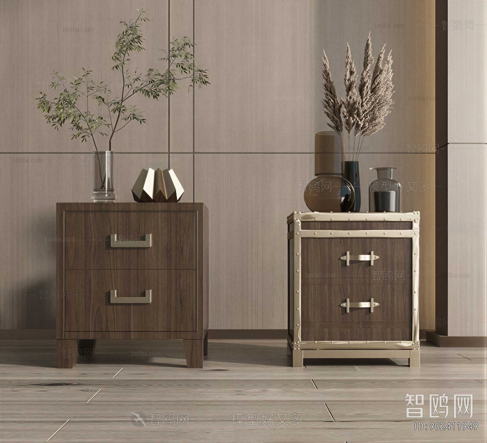 Modern Bedside Cupboard