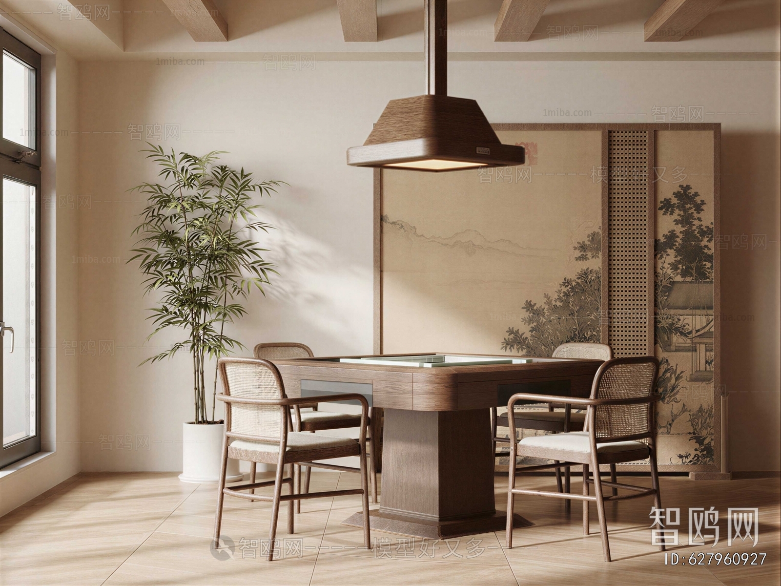 New Chinese Style Chess And Card Room