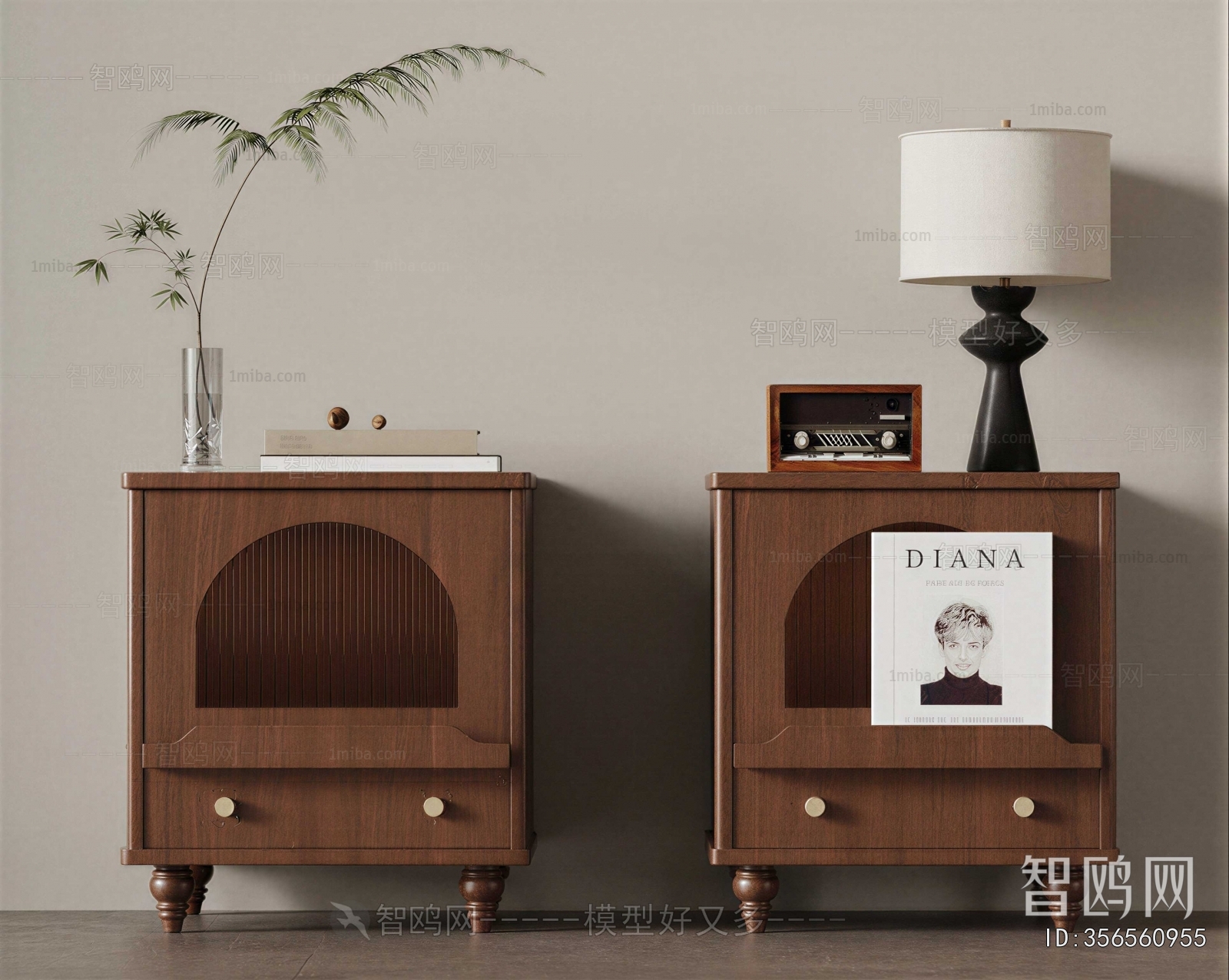 Modern Bedside Cupboard