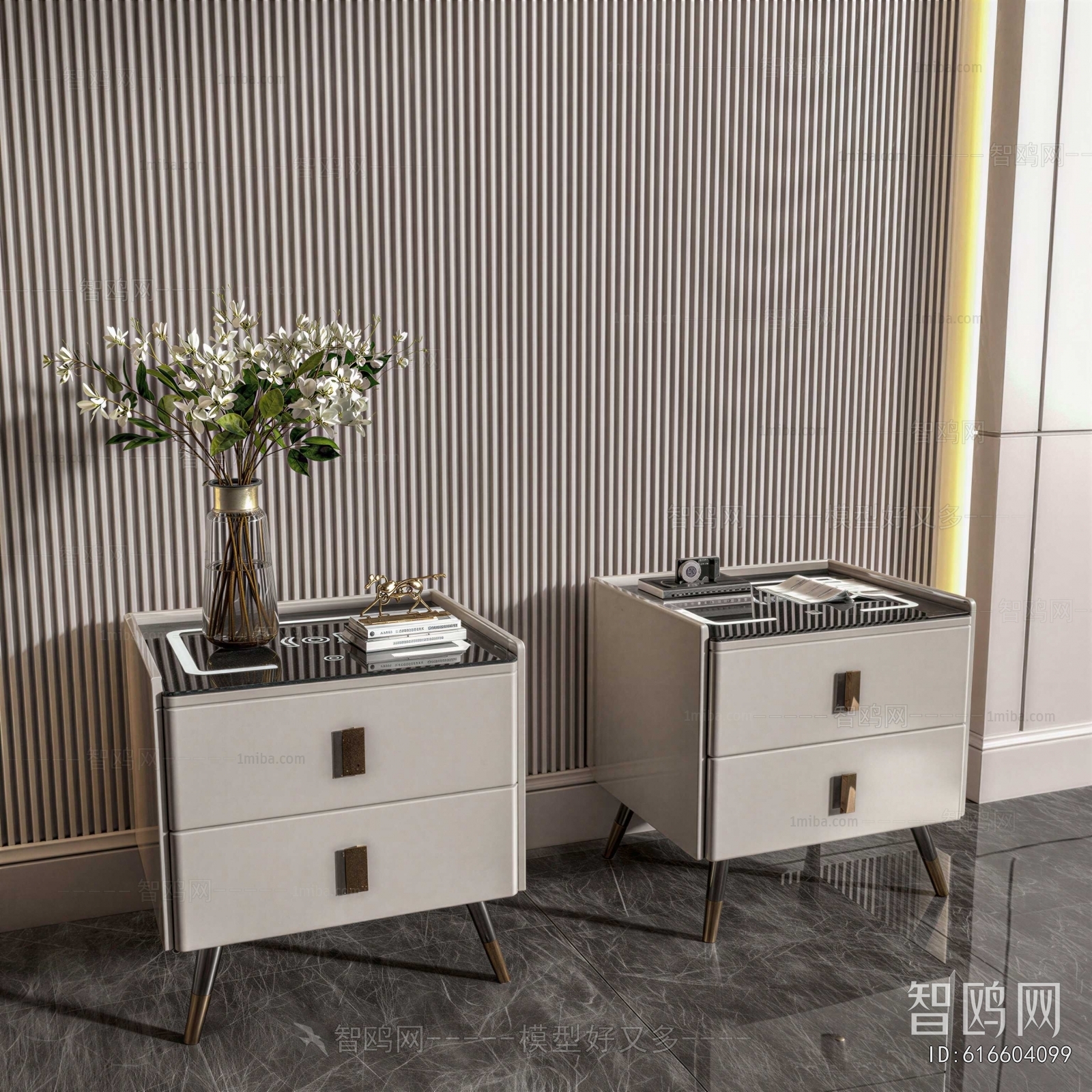 Modern Bedside Cupboard