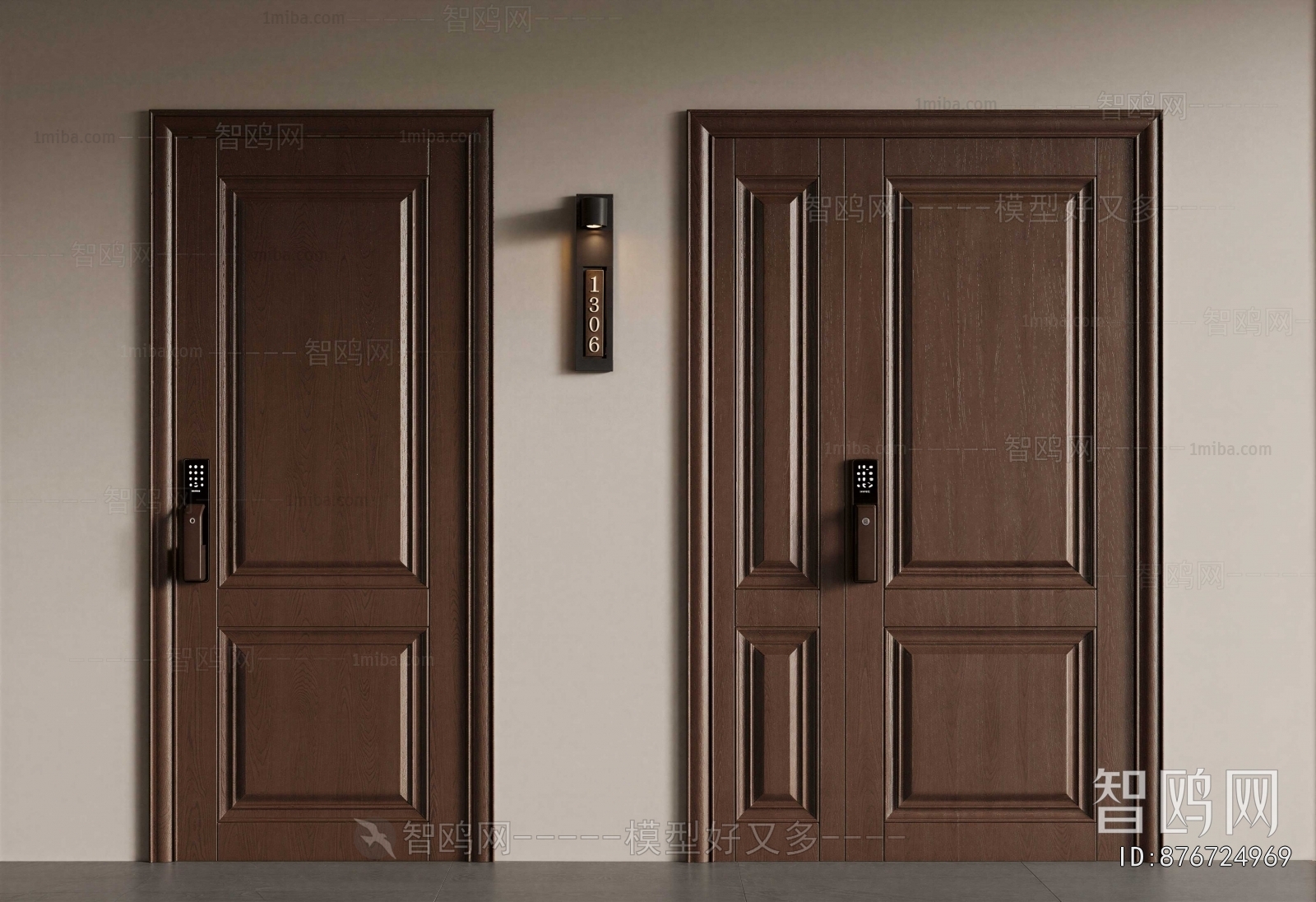 New Chinese Style Entrance Door