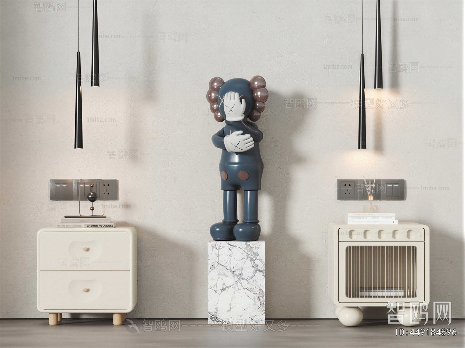 Modern Bedside Cupboard