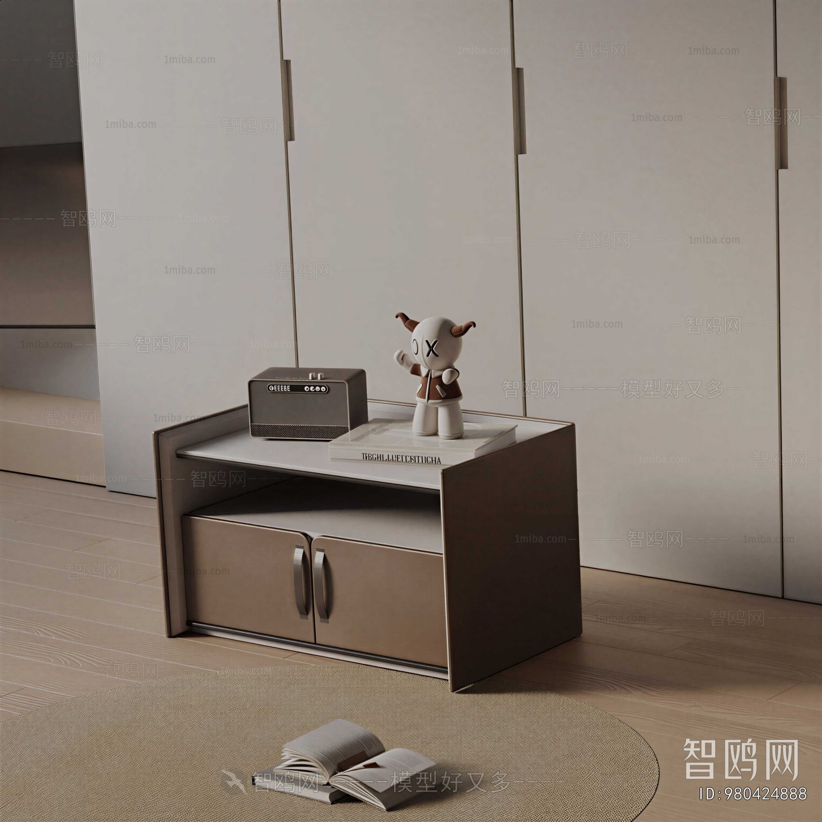 Modern Bedside Cupboard