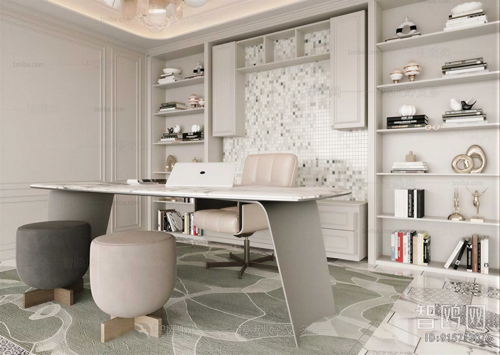 French Style Study Space