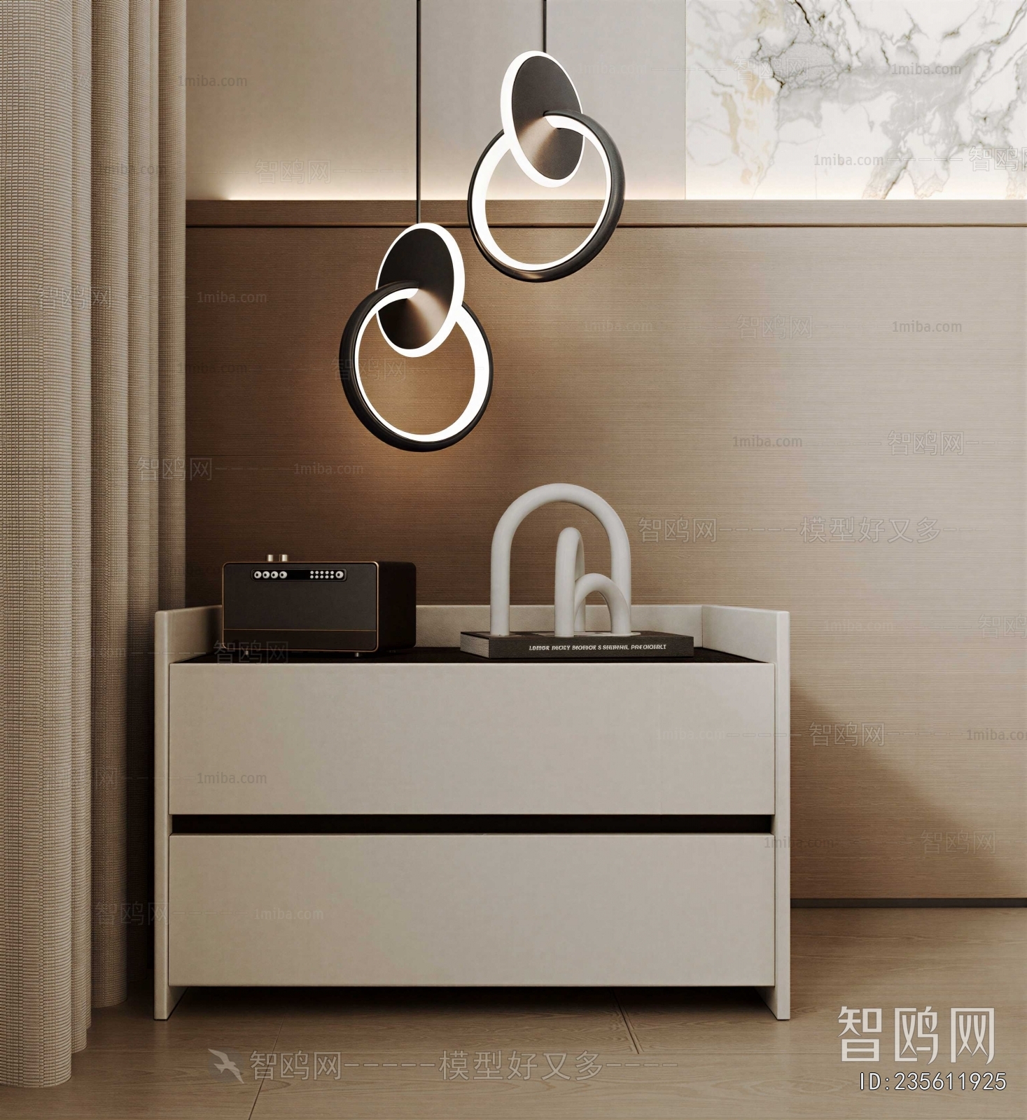 Modern Bedside Cupboard