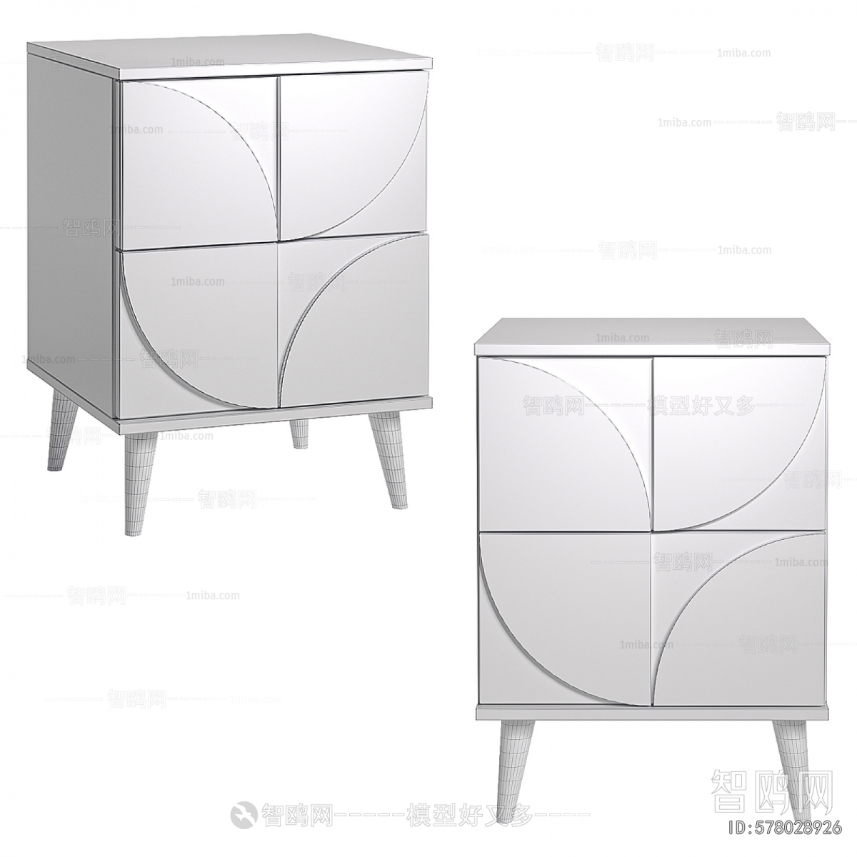 Modern Bedside Cupboard