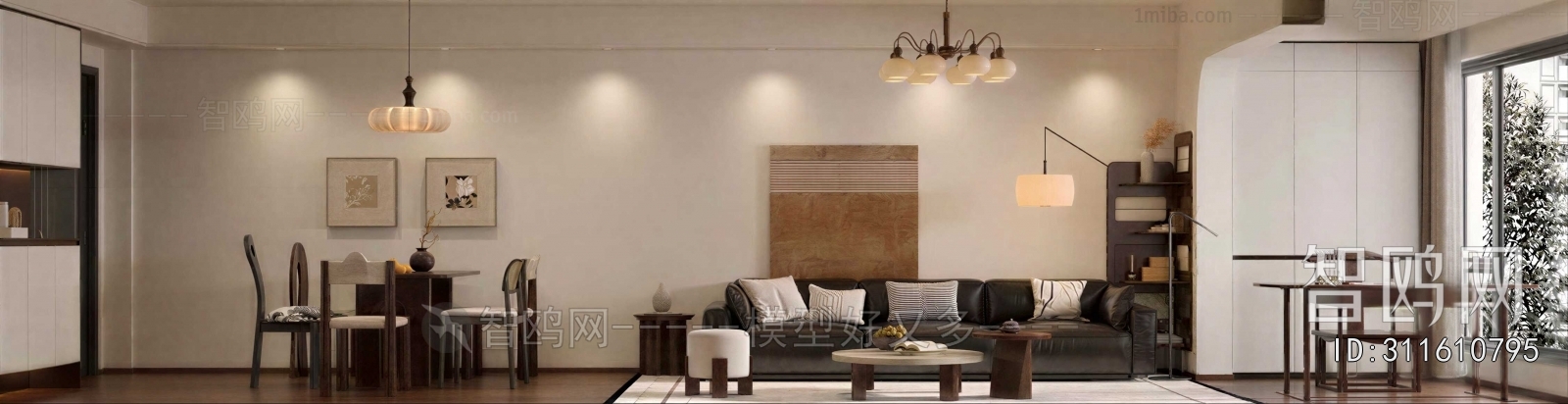 Wabi-sabi Style A Living Room