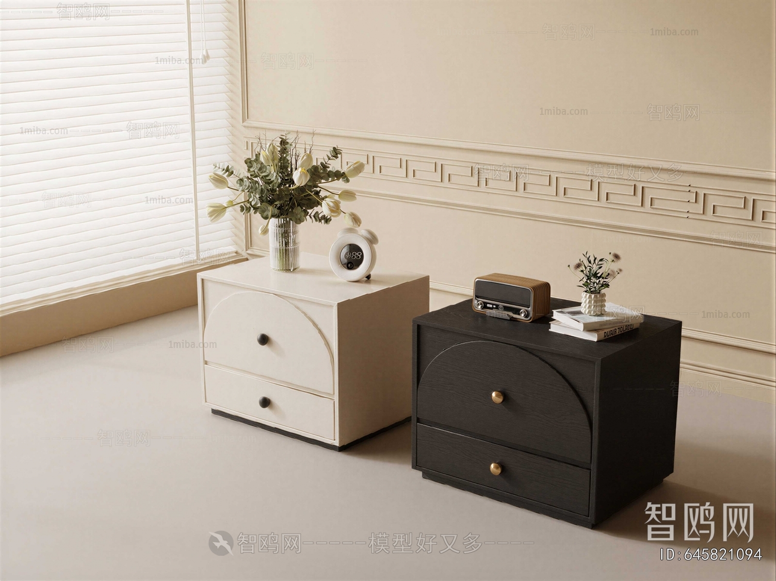 Modern Bedside Cupboard